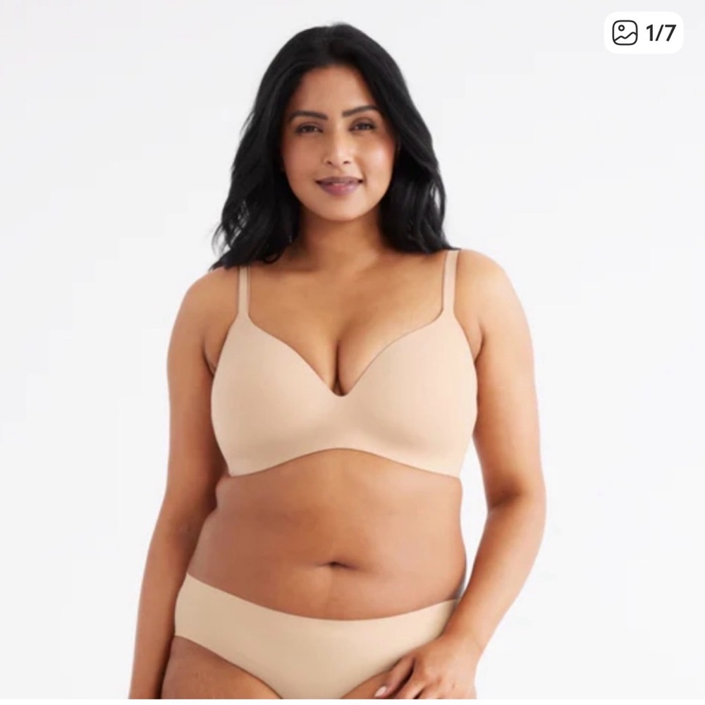 Knix cream wing woman bra size‎ 3